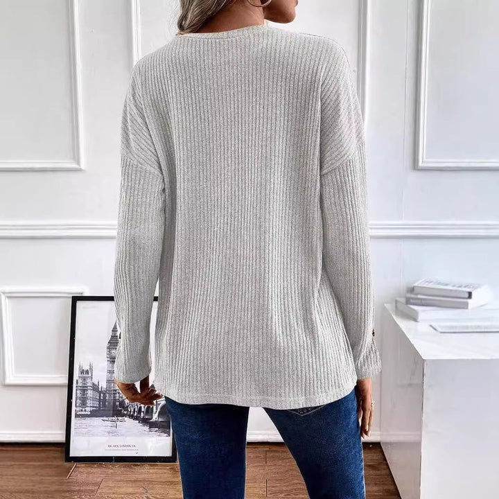 EXELEV™ | Sweat-Shirt Décontracté De Couleur Unie