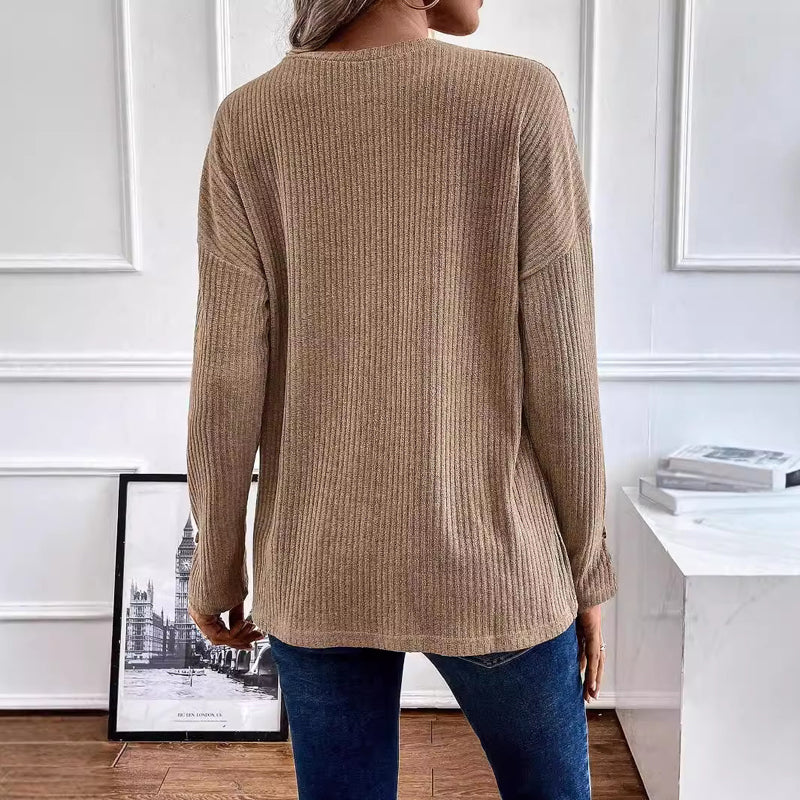 EXELEV™ | Sweat-Shirt Décontracté De Couleur Unie