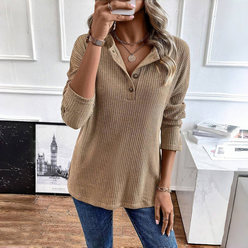 EXELEV™ | Sweat-Shirt Décontracté De Couleur Unie