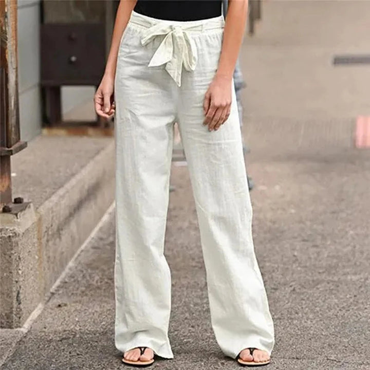 Ilnara - Pantalon Stretch en Lin