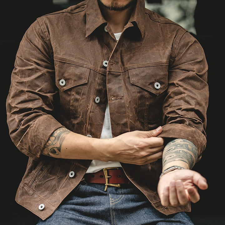 EXELEV™ | VESTE COURTE CROISIÈRE DOUBLÉE EN TISSU TIN