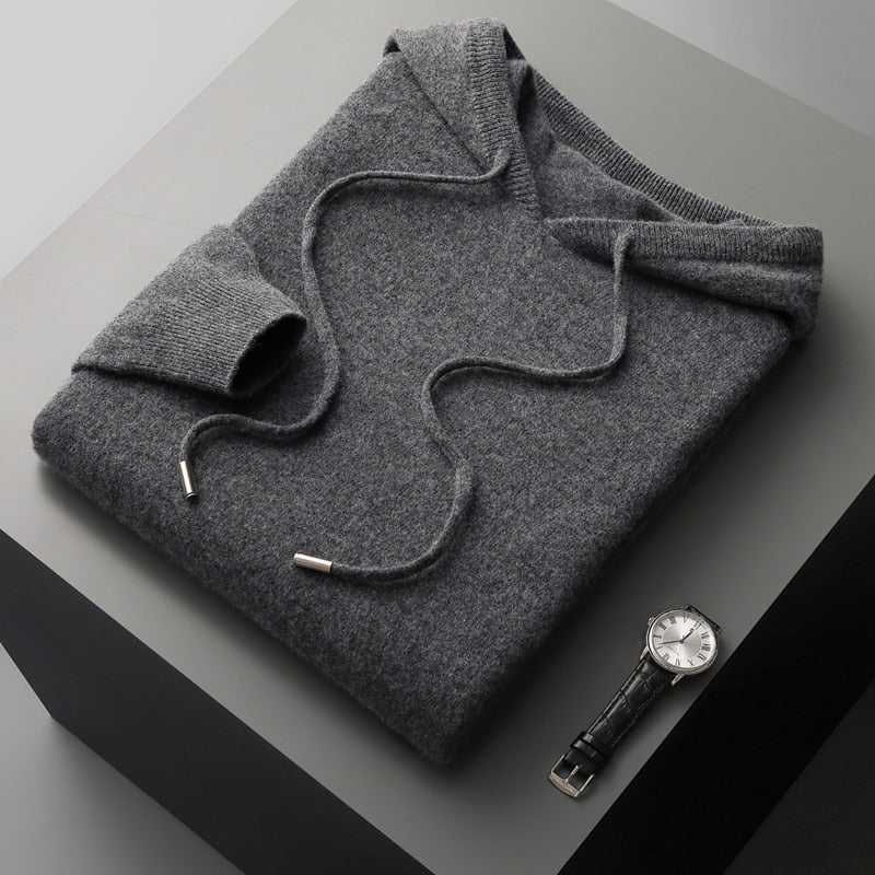 EXELEV™ | Sweat à capuche Ace 100 % mérinos