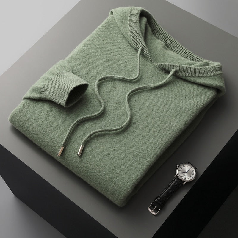 EXELEV™ | Sweat à capuche Ace 100 % mérinos