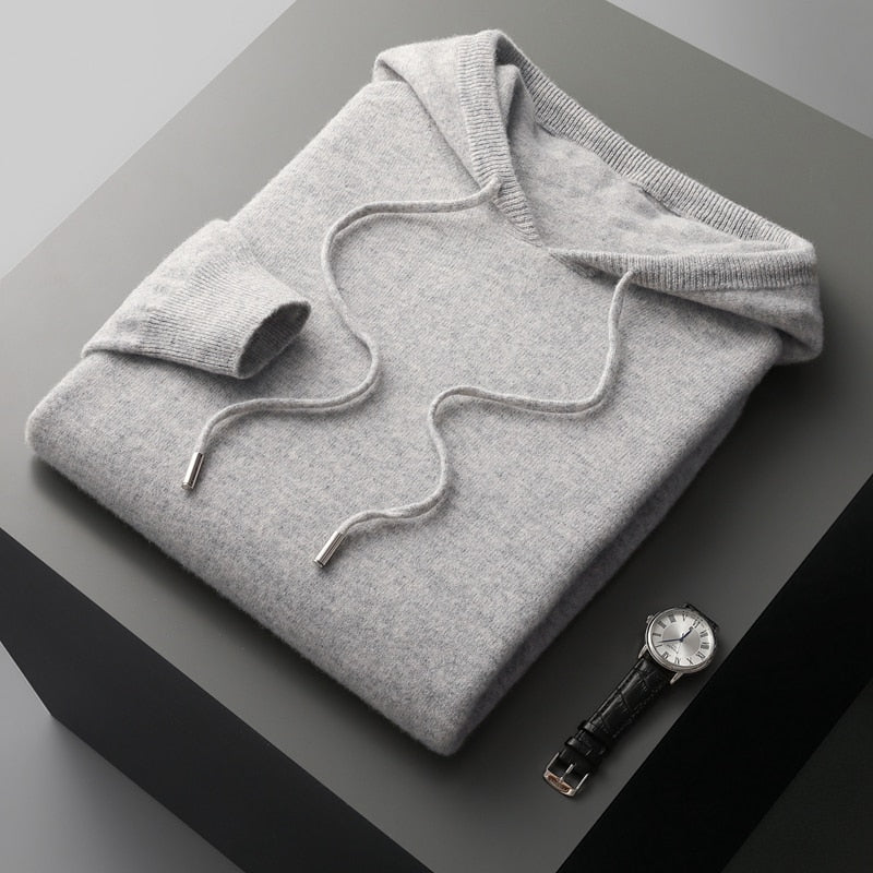 EXELEV™ | Sweat à capuche Ace 100 % mérinos