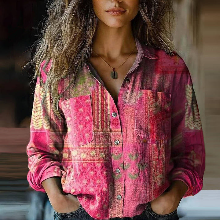 Morena - Chemisier Imprimé Vintage