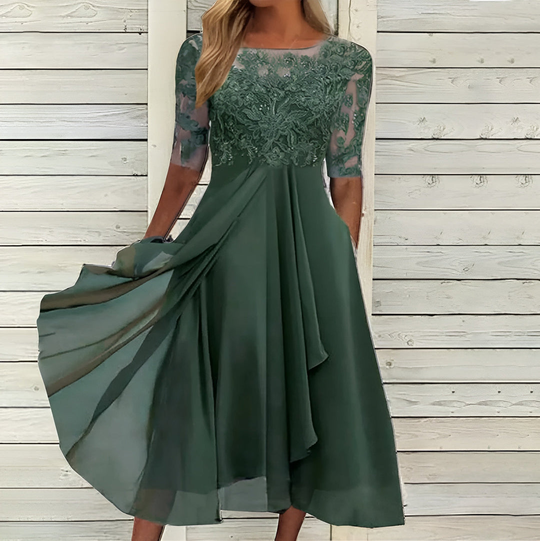 Exelev™ | Robe en Dentelle Élégante
